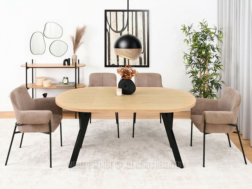 Masă sufragerie Bulgaria (stejar)