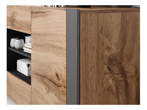 Nappali bútor Elexia II (wotan + antracit)