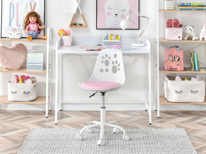Dječja stolica Footy (ružičasta + bijela)