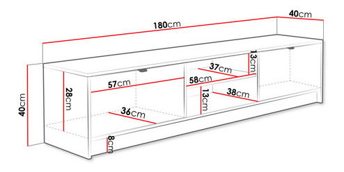 TV stolić/ormarić Rozoma 2K (pješčano bež)