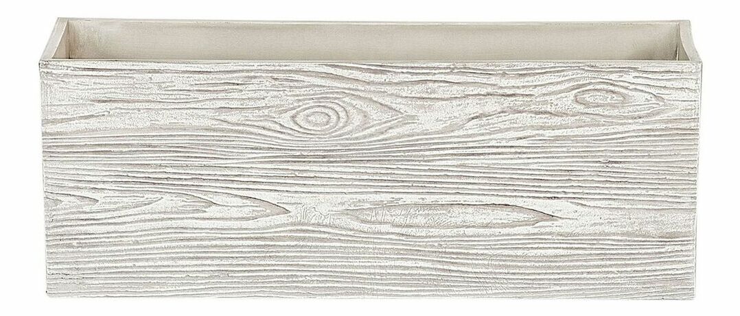 Kvetináč PARINGA 15x42x13 cm (kameň) (biela)