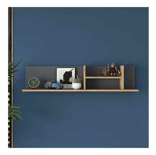 Polica Navope 3 (orah + antracit)