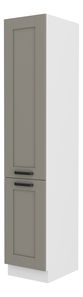 Potravinová kuchynská skriňa Lucid 40 DK 210 2F (claygrey + biela)