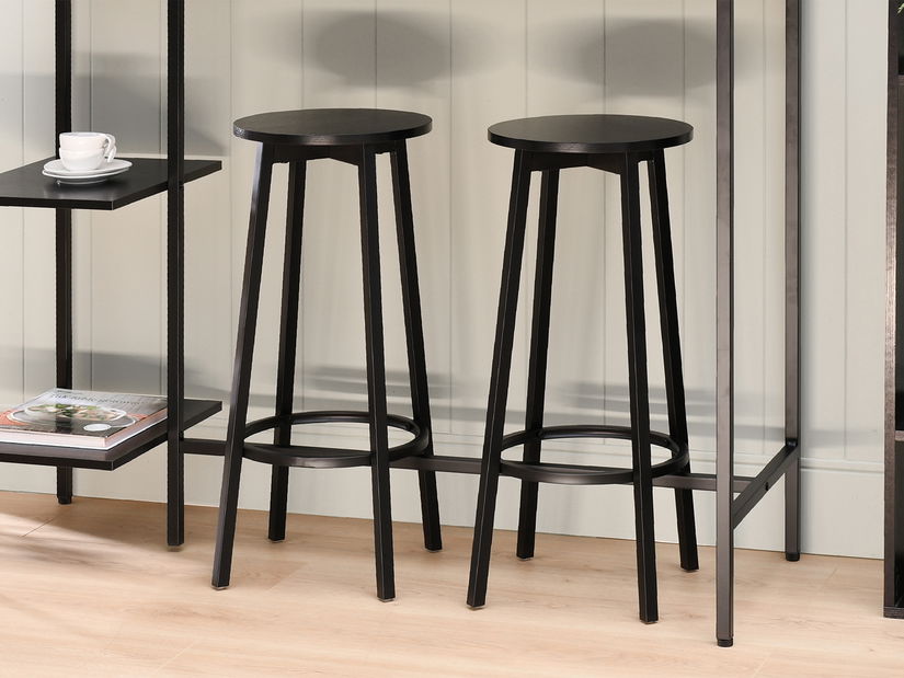 Barová stolička Boredom (čierna)