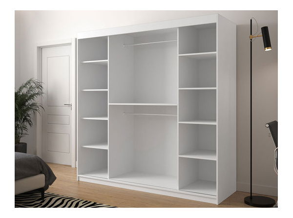 Ormar za garderobu Reforzarlas (crna + hrast artisan)