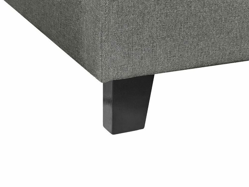 Bračni krevet 140 cm ROXENNE (s podnicom) (siva)