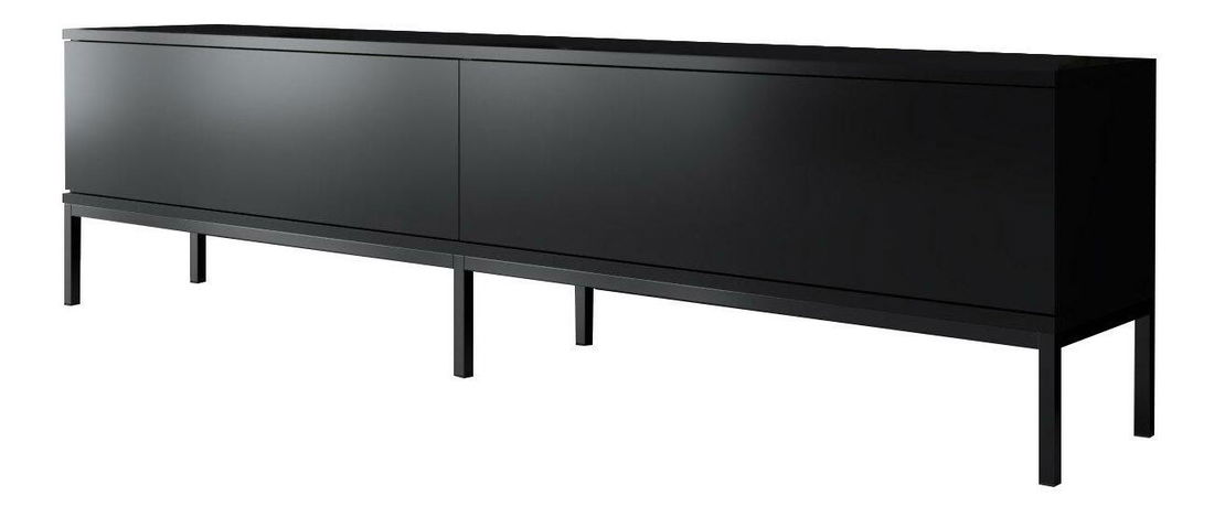 TV stolík/skrinka Vibubi 2 (čierna) 