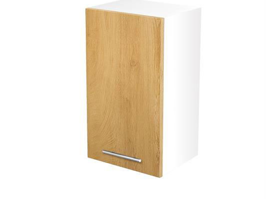 Gornji kuhinjski ormarić Verlene (prirodno drvo + bijela)