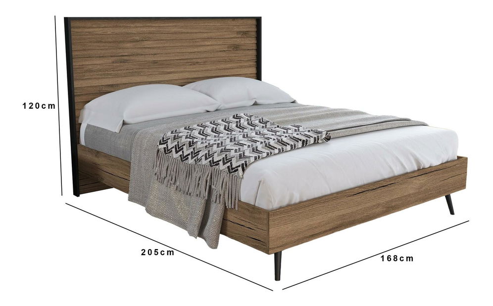 Bračni krevet Franc 69 (orah)