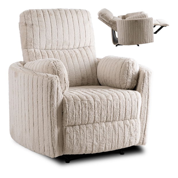 Fotoliu reglabil Reunirse (bej) 