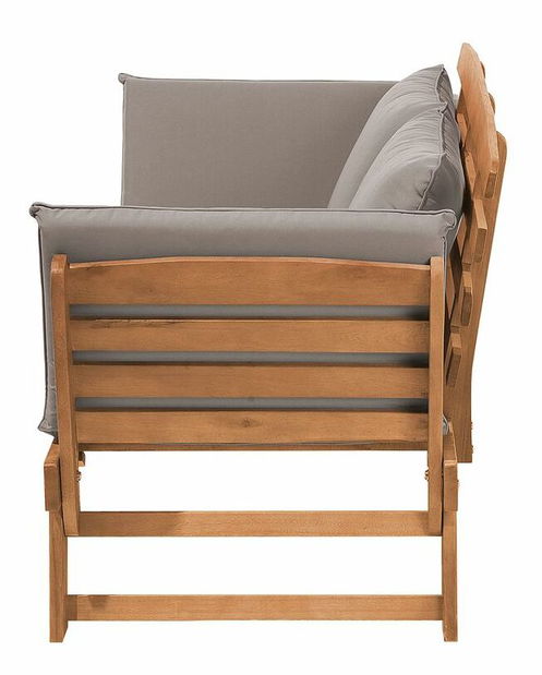 Bancă de grădină Pordenone (lemne deschis)