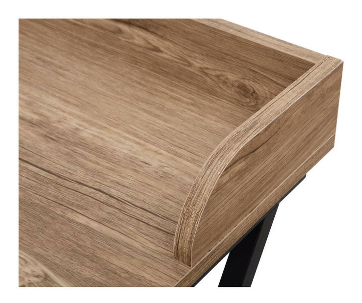 Pisaći stol Oscilan (hrast + crna) 