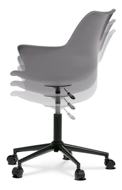 Kancelárska stolička Aspera (sivá)