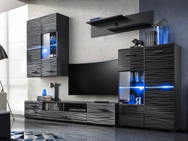 Nappali fal Maren (fekete)