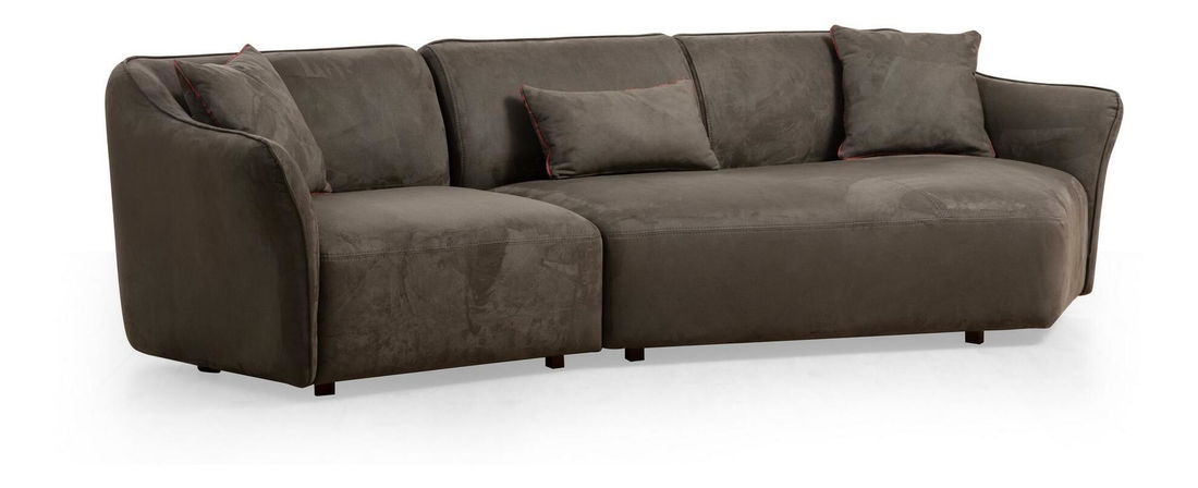 Rohová sedačka Mentasota 4 (hnedá)