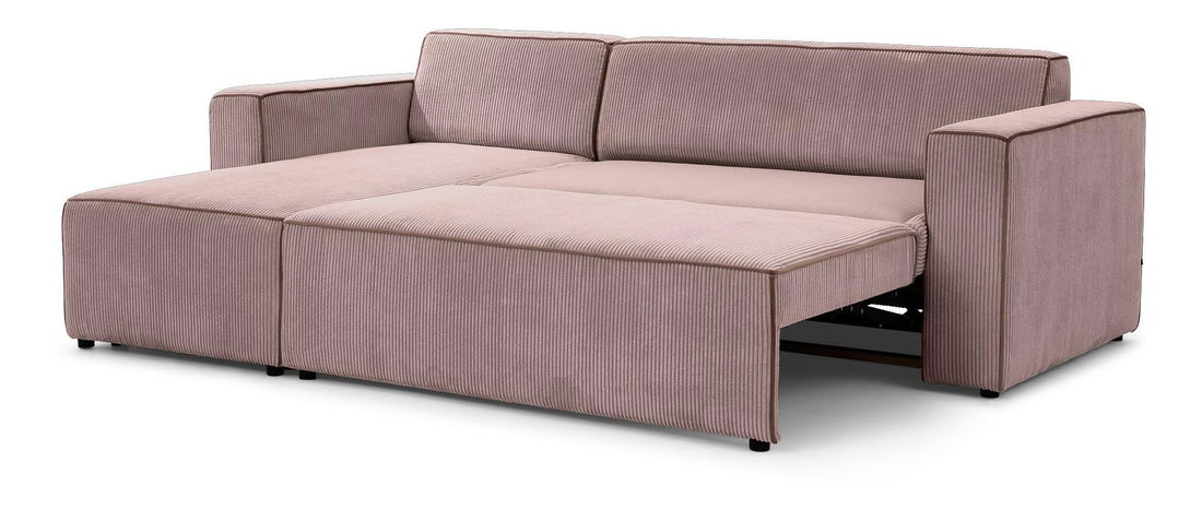 Sarokkanapé Castello (rózsaszín) (B)