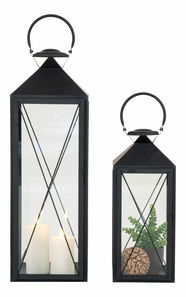 Set de 2 felinare Cudeliaora (negru)