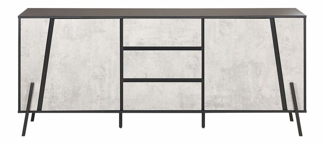 Komoda BIDAR (sivá)