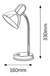 Stojanová lampa Clark 4255 (chrómová)