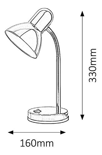 Stojanová lampa Clark 4255 (chrómová)