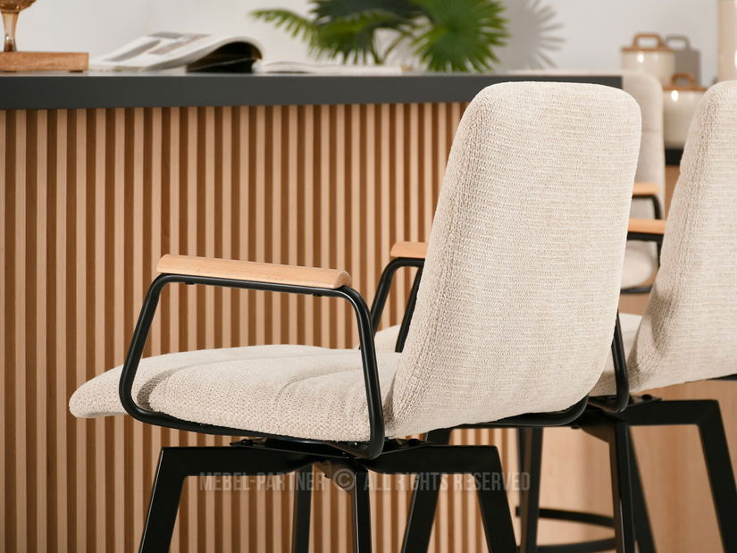 Scaun Henrich (crem + negru)