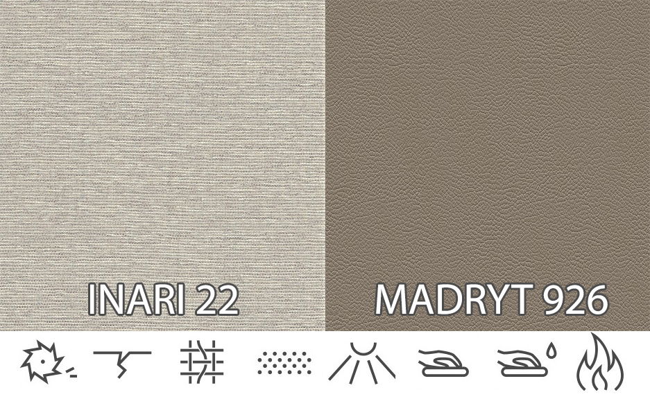 Rohová sedačka Istar U (béžová + svetlohnedá) (P)