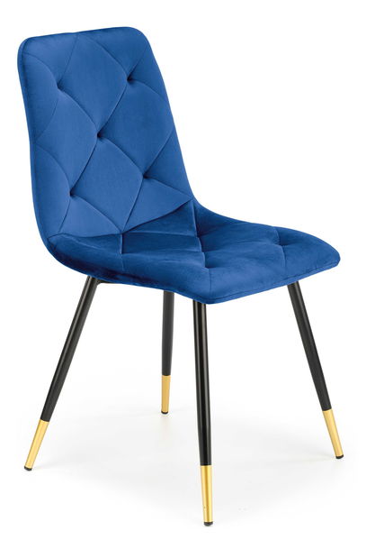 Blagovaonska stolica Kallan (tamno plava + crna + zlatna)