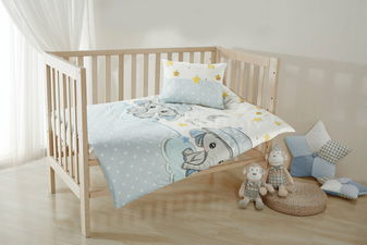 Posteljina 100x135 cm Kido 11 (set s jastučnicom 40x50 cm) (bijela)