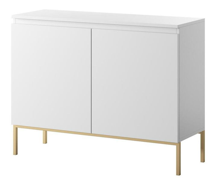 Dulap Bennasi B2 (alb + auriu)