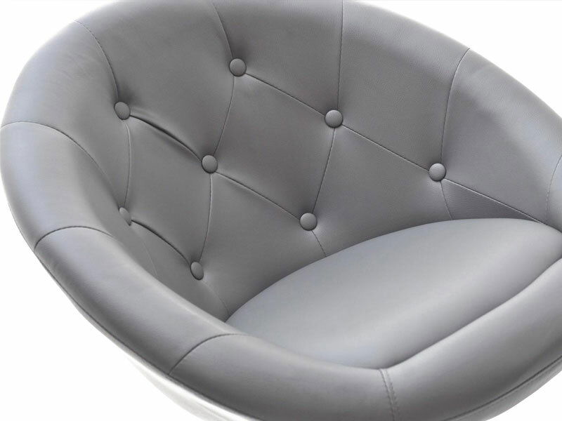 Fotoliu Lush 3 (gri + auriu)