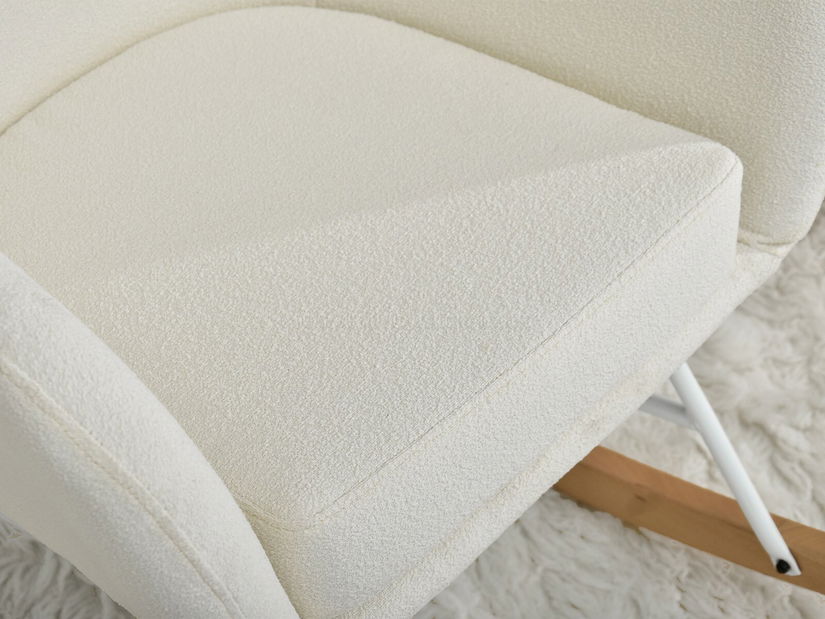 Fotel Nesia (fehér + fekete)