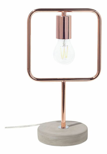 Lampă de masă Mandel (gri deschis) (cupru)