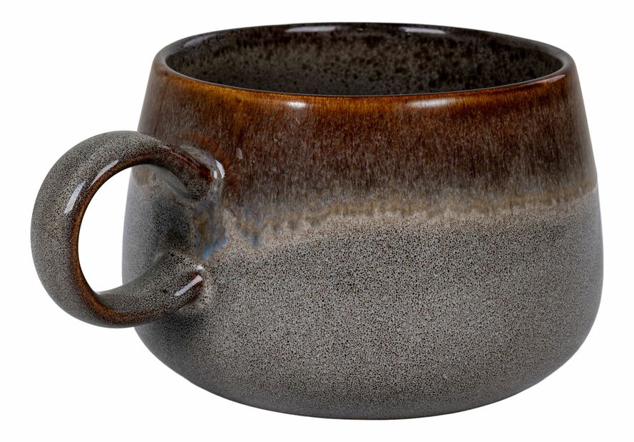 Set 4 ks hrnčekov Seadoria 2 ( sivá + hnedá)