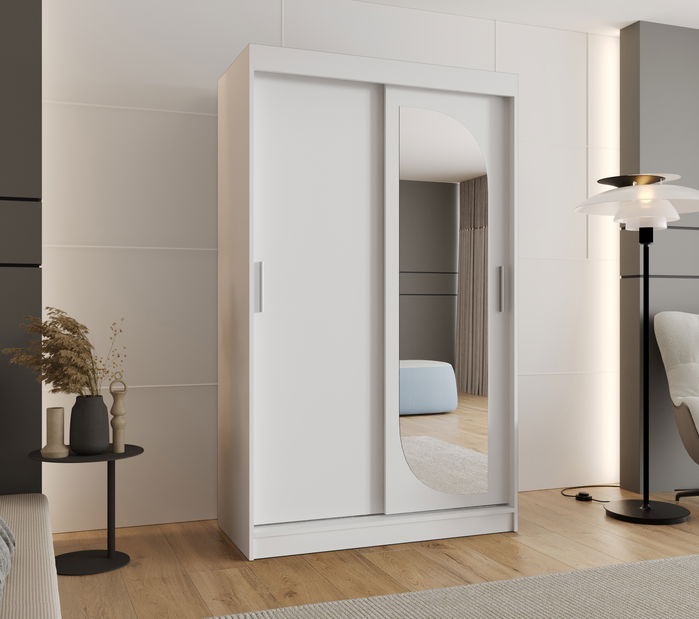Ruhásszekrény 120 cm Lulu (fehér) 