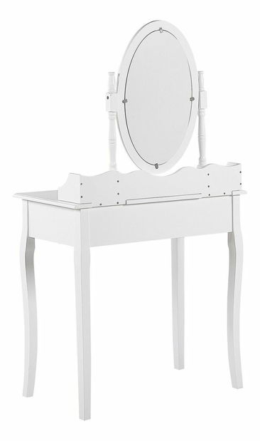 Toaletný stolík SALARO (biela)