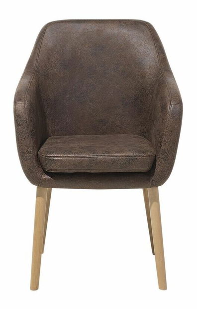 Jedálenská stolička Yenso (svetlohnedá)