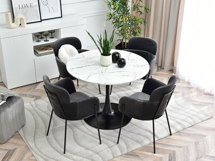 Stolica Baggie K (grafit + crna)