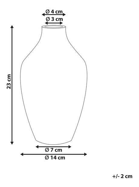 Váza Howard (fehér)