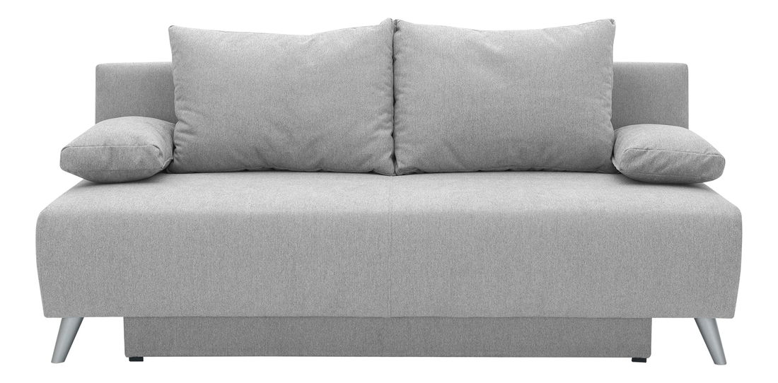 Széthúzható kanapé Pelona (világosszürke) (tárolóhellyel)