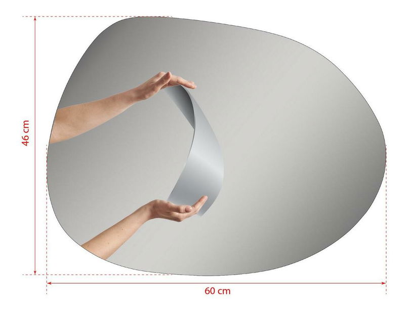 Zrkadlo Sekane (strieborná) 