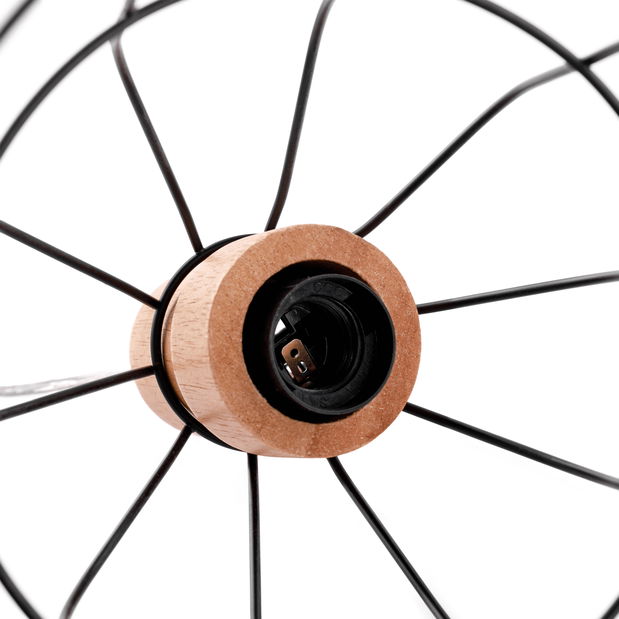 Candelabru suspendat Adrana (negru)