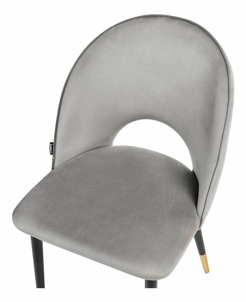 Set 2 ks. jedálenských stoličiek MAGI (látka) (sivá)