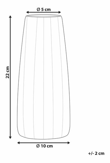 Váza Oktza (oranžová)