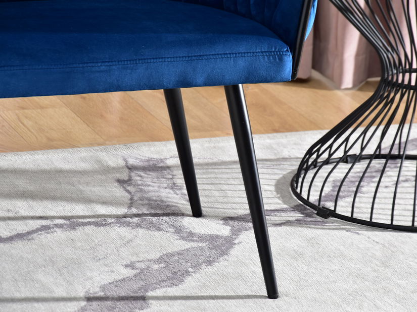 Pohovka dvojsedačka Radio (čierna)