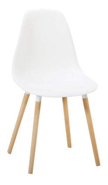 Jedálenská stolička Kaliope (biela)