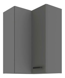 Dulap superior de bucătărie, de colț Nesia 60x60 GN-90 2F (90°) (Cadru: antracit + front: antracit)