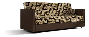 Háromszemélyes kanapé Momentum (sötétbarna + banán)