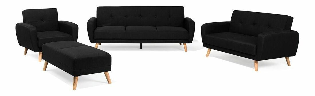 Set canapele Flong (negru)