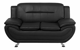 Sofa dvosjed Leyton (crna)