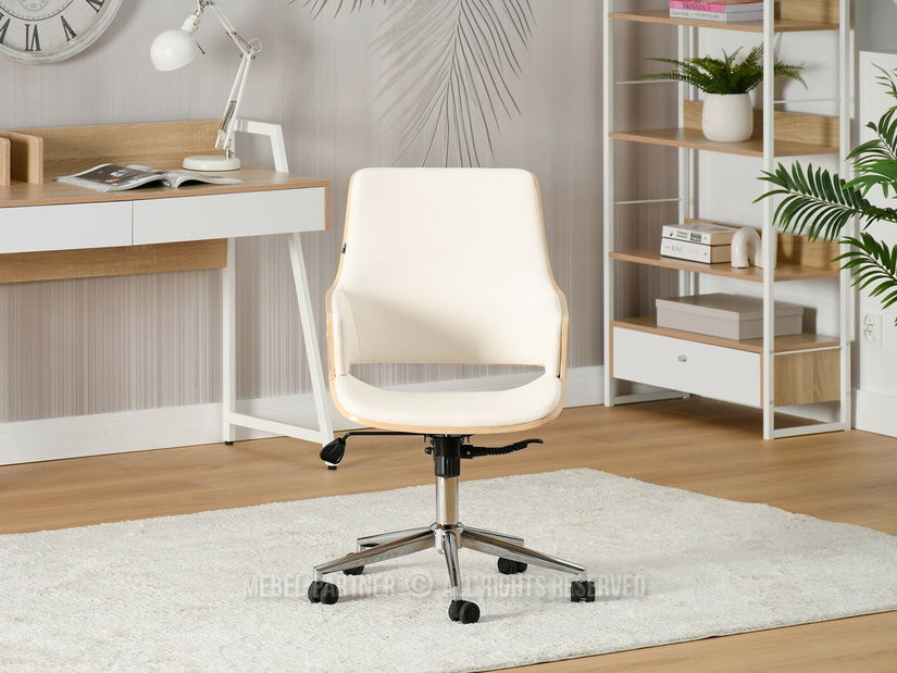 Scaun Oscaro (crem + crom)